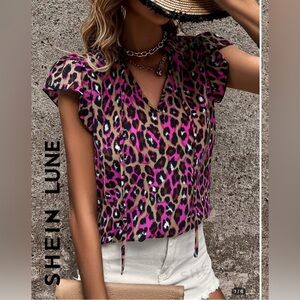 SHEIN Animal Print Top